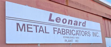 leonard metal fabrications